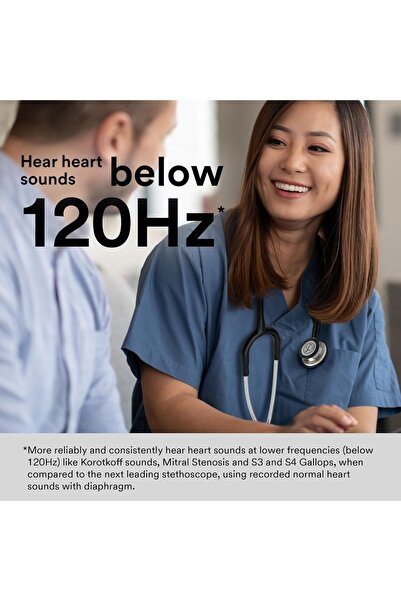 3M Littmann سماعة طبيب إحترافية من 3 ام ليتمان كلاسيك موديل 5620 انبوب اسود، 27 انش