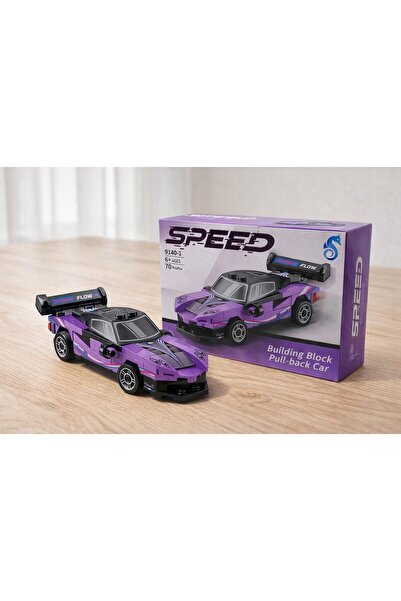 Balonsan Speed Building Block Pull and Drop Lego Car