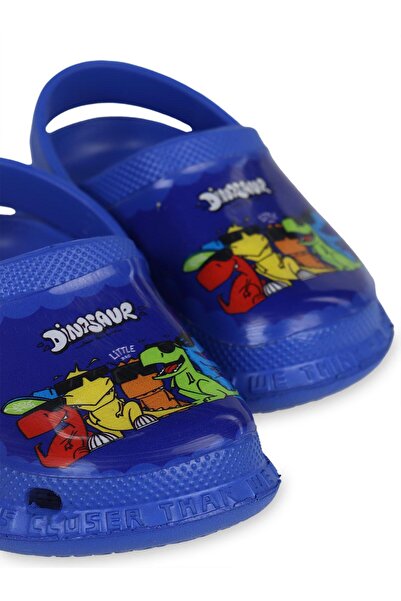 Civil Boys Papuci cu imprimeu digital, mărimea 26-30 - Albastru 22