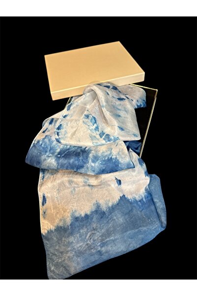 naturaldye indigo mavisi ipek fular