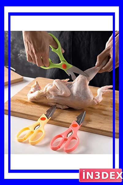 İN3DEX Meat and Chicken Chopping Scissors Stainless Steel