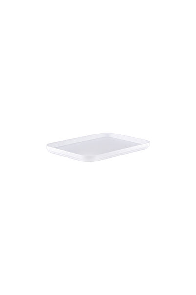 Tria Gravity Series Rectangular Serving Plate 6 Pieces 26X18 Cm-White-Tr2325W