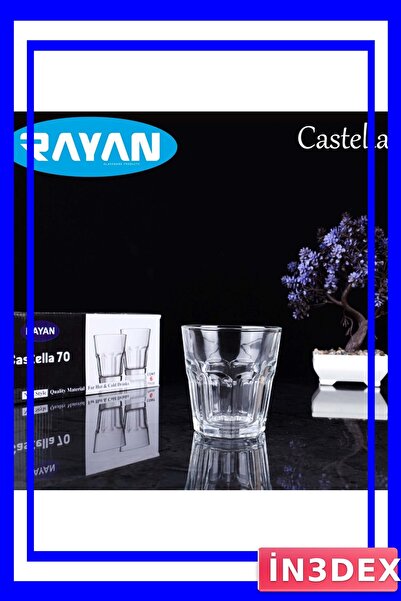 İN3DEX 6 Piece Water Glass Set Glass Material