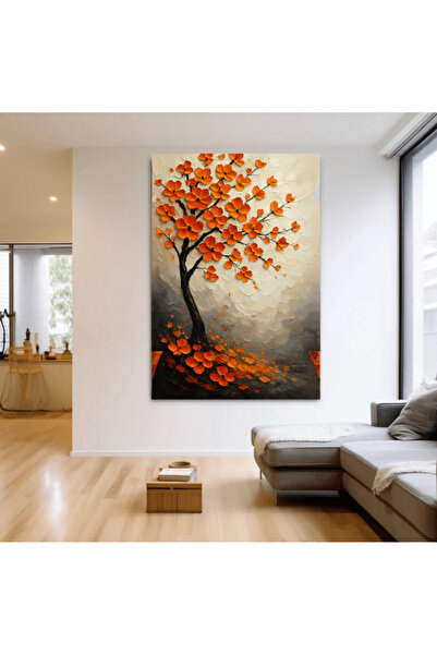 3D Art Sa 3D Vertical Floral Canvas Wall Art
