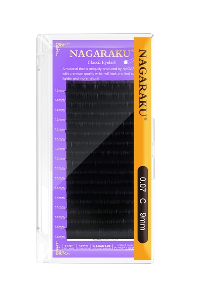 NAGARAKU İpek Kirpik 9mm Uzunluk 0,07C Kıvrım