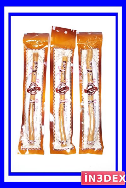 İN3DEX Natural Miswak Toothbrush 3-Pack Vacuum Protection