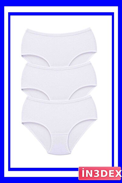 İN3DEX High Waist Bato Panties 3-Pack Thick Elastic