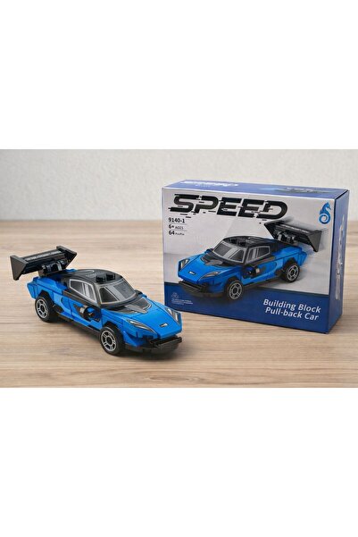 Balonsan Speed Building Block Pull and Drop Lego Car