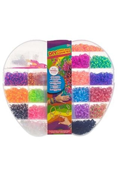 OEM Colored Rubber Band Loom Kit for Bracelets - 4000 pcs