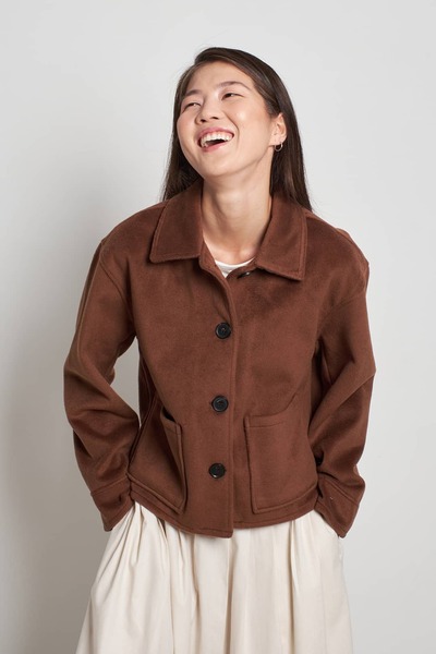 mavi limon Cepli Midi Kaban