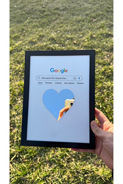 BİRBEYSTORE The Most Beautiful Girl in the World Wooden Tabletop Mirror Model...