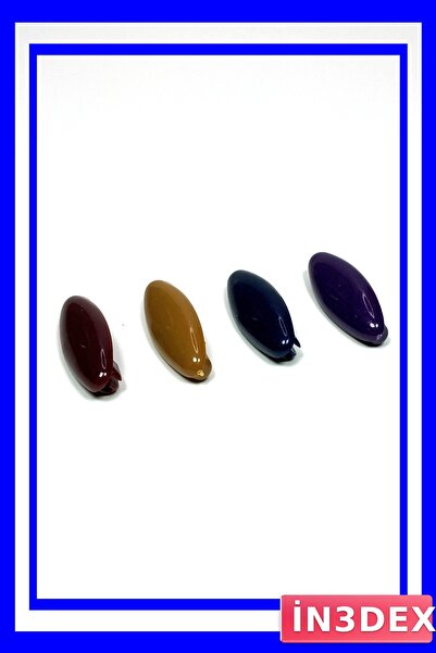 İN3DEX 4 Pieces Plastic Scarf Pins Assorted Colors