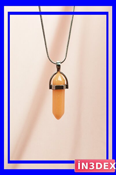 İN3DEX Himalayan Stone Handmade Necklace with 20 cm Chain