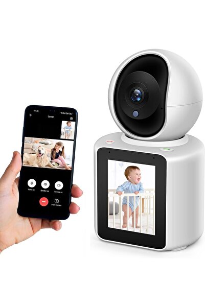 Generic Two-Way Video Calling Indoor Camera 2.8Inch IPS Screen Baby/Elder/Dog...