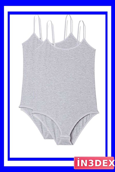 İN3DEX طقم ملابس داخلية نسائية مكون من قطعتين مع أشرطة حبلية وأزرار كبس، لون ...