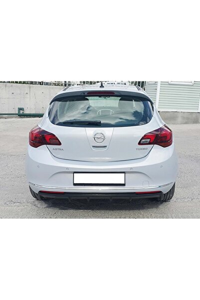 Tuning Vadisi Opel Astra J HB Makyajsız Difüzör (Plastik) Parlak Siyah 2009-2...