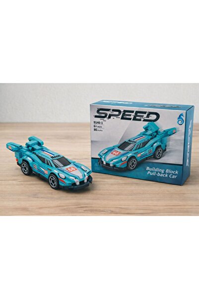 Balonsan Speed Building Block Pull and Drop Lego Car