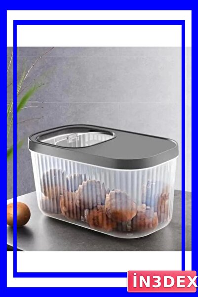 İN3DEX Kitchen Storage Container with Lid, 7.5 Liter Capacity