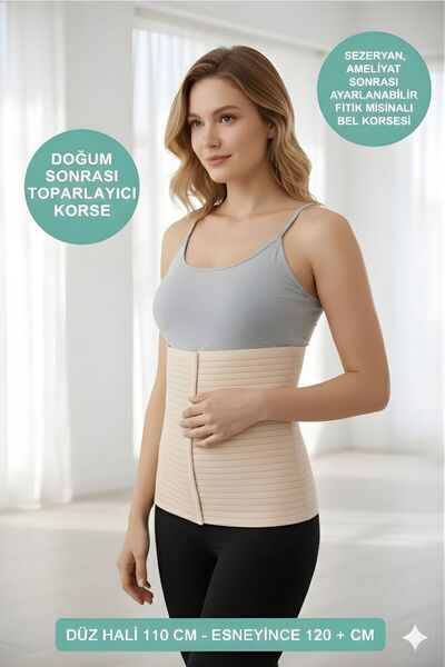 figiza Postpartum Shaping / Sculpting Corset Sezeryan Post-Operative Adjustab...