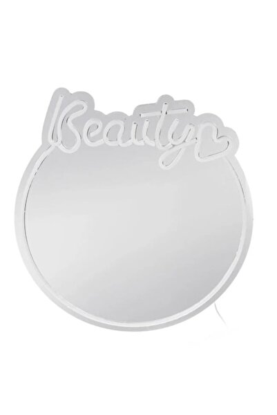 Lumi LUXURY Oglindă rotundă cu LED-uri neon, 36x39 cm