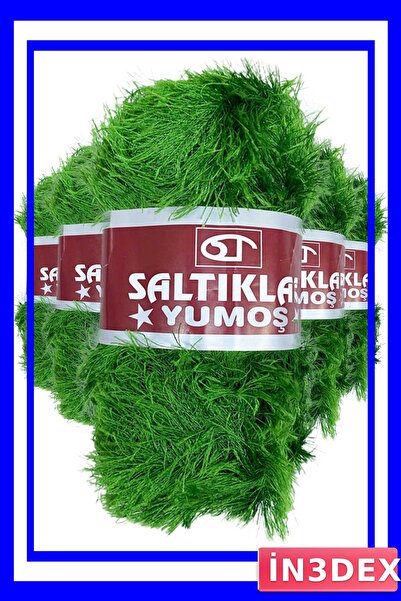 İN3DEX 5 Pieces of Bearded Hand Knitting Yarn Soft Wool Set