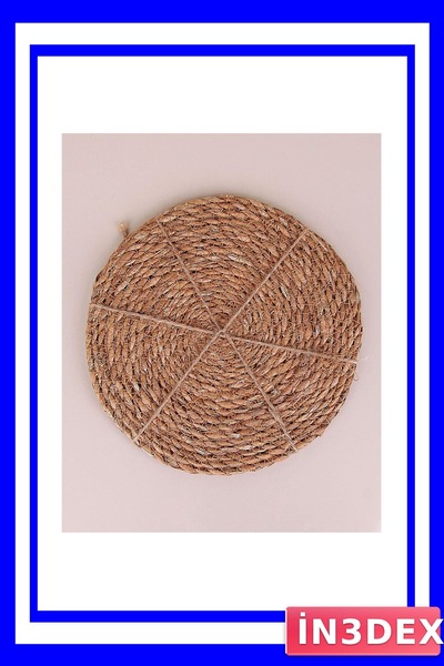 İN3DEX Decorative Wicker Trivet Table Mat