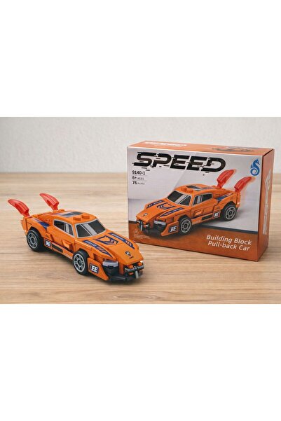 Balonsan Speed Building Block Pull and Drop Lego Car
