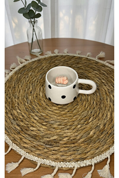 shop Esprili Figürlü El Yapımı Seramik Kupa Hediyelik 200ml