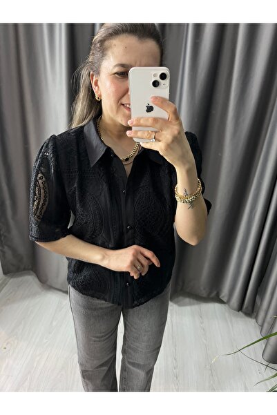 DİĞER1111 Dantelli gömlek