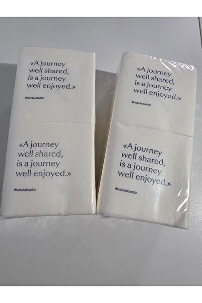 Papernet Linclass mini cloths 24X24 cm white with inscriptions 100 pcs./pack,...