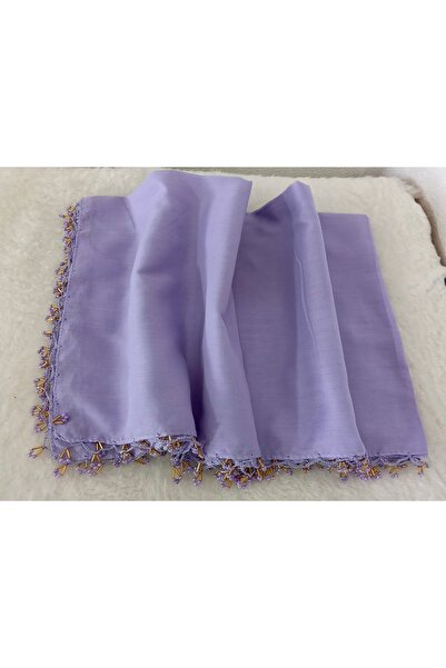 hoaryage Handmade Writing Border with Ring Beads, Hand Embroidered Tulle Yeme...