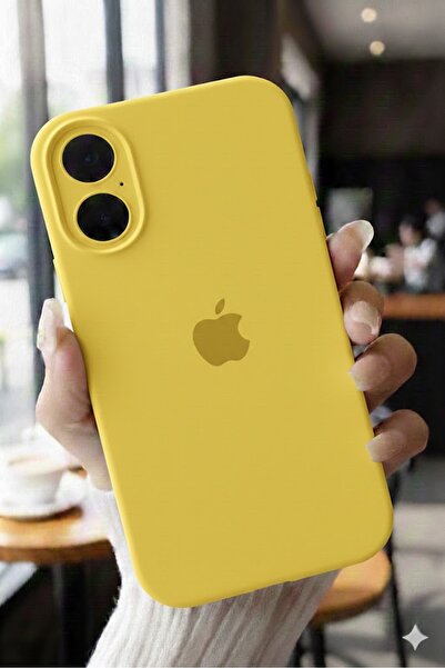 StockCase Iphone 16 Lansman Kılıf Kadife İç Kaplamalı Yükseltilmiş Kamera Sil...