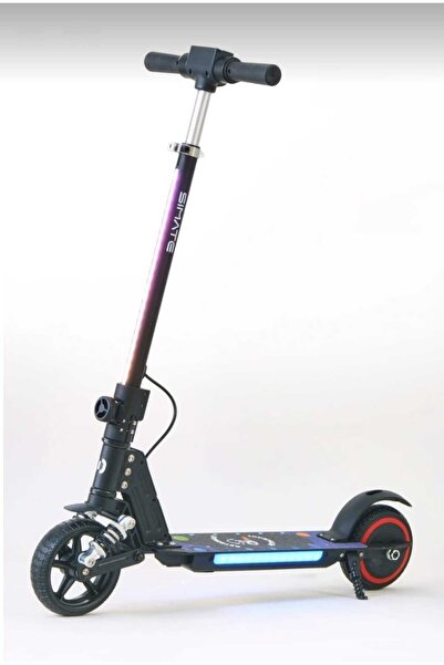 SIMATE Elektrikli Çocuk Scooter 130W-3 Kademe Hız-Ayarlanabilir Gidon-Uzun Me...