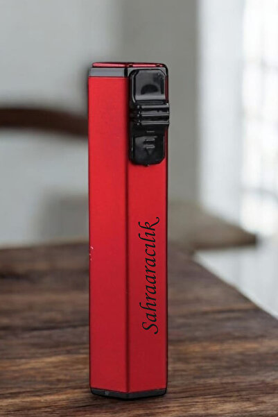 tusah Sevgiliye Özel Metal Kılıflı Turbo Çakmak İsme Özel Kutusuz