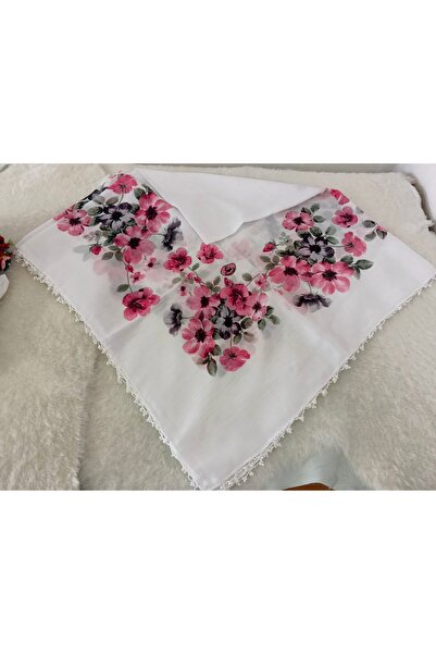 hoaryage Handcrafted Pearl Sand Beaded Writing Doily Wedding Dowry Gift