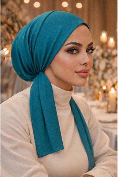 Aişe tesettür Μπλε Κασκόλ Πετρόλ Μπλε