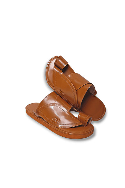 chic najd Plain honey- Leather oriental shoes - size 45