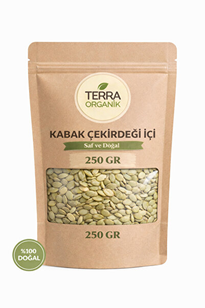 Terra Organik Kabak Çekirdeği İçi 250gr Çiğ - Taze