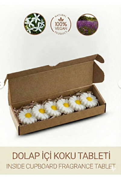 Beta Moda Hub Mis Kokulu Papatya Dolap Kokusu (6 Adet)%100 Vegan Doğal Gardır...