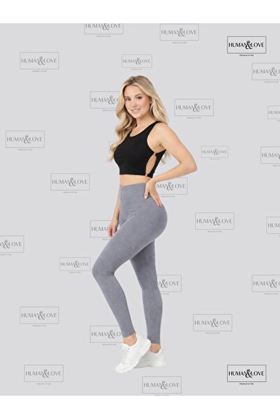 HUMAN LOVE Heart-Detained Leggings and Ring-Detained Crop Top