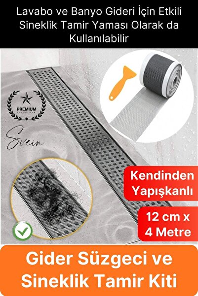 Svein #GiderSüzgeci Banyo Lavabo Gider Süzgeci Filesi Sineklik Tamir Yaması K...