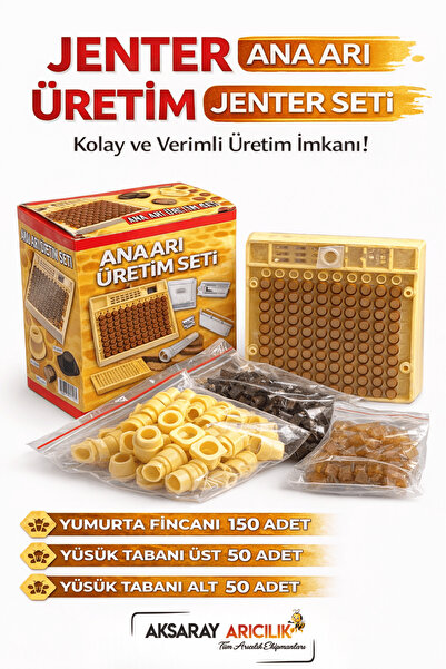Aksaray Arıcılık Ana Arı Üretim Seti (Jenter Seti)