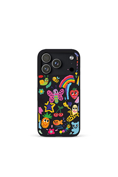 KaffCase حافظة هاتف آيفون 17 برو ماكس من السيليكون الفاخر ذات الطابع اللطيف