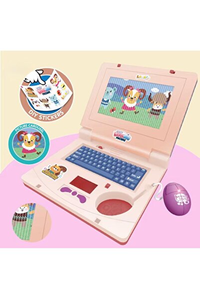 TOY LAND Kids Educational Learning Laptop Toy with Mouse Control, Music, and ...