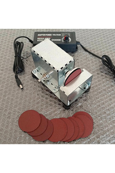 özgürce Mini Disk Zımpara Makinesi, Cırtlı 50mm, Tesbih, Epoksi, Bıçak Bileme