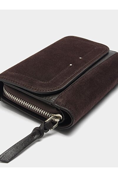 PARFOIS Kadın Kapaklı Deri Detaylı Cüzdan