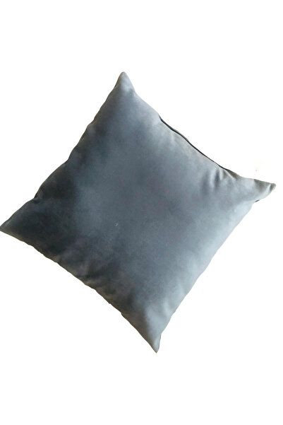 Casasro Perna Decorativa, Catifea Lux, Gri inchis, 45x45cm