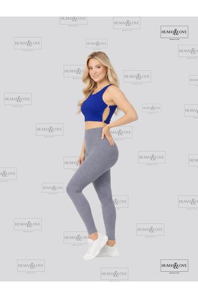 HUMAN LOVE Heart-Detained Leggings and Ring-Detained Crop Top