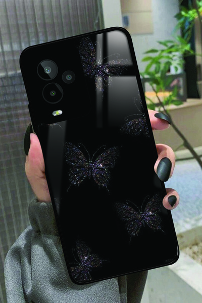 General Mobile Gm 24 Pro Uyumlu Kelebek Tasarımlı Glossy Premium Kılıf
