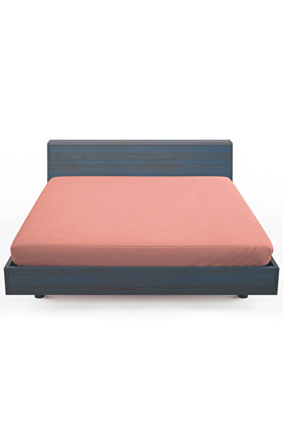 Casasro CASASRO Stretchy bed sheet, Cotton jersey, 180x200x30 cm, Pink